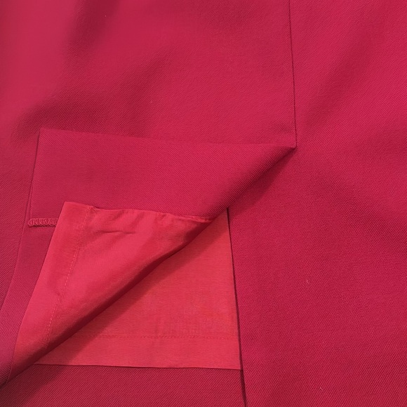 Talbots Dark Red Worsted Wool Pencil Skirt, Size 10 - Picture 6 of 10